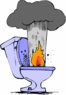 Exploding Toilet
