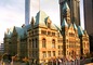 Front and side view of old city hall