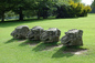 Griffin Heads at Wallington Hall - Northumberland 