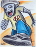 Heelys Boy Zombie, with bike helmet