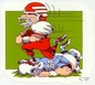 Cartoon Football Player
