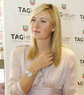 Maria Sharapova presented her TAG Heuer watch