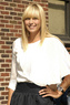 Maria Sharapova (莎拉波娃) arrived at the Late Show