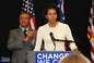 Michelle Obama and Major Michael Coleman II
