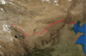 Satellite view of Great_Wall_of_China