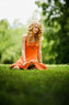 Taylor Swift in Orange Dress