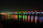 illuminated view of Pakistan\'s famous Sukkur barr