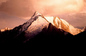 mysterious view of boulter peak  from doikar hunza