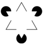Kanizsa triangle