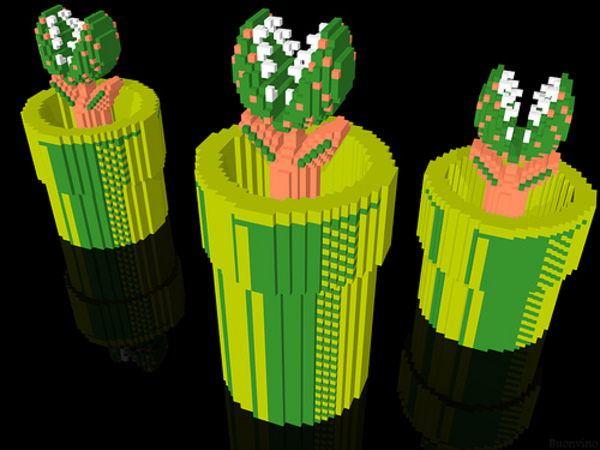 3-D Super Mario Bros. - Piranha Plant