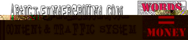 Article Underground Traffic System