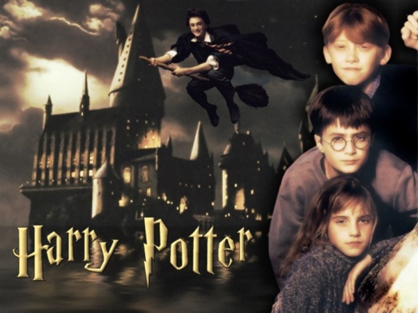 In this image released by Warner Bros., Emma Watson, center, 