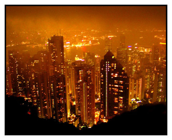 Hong Kong by night