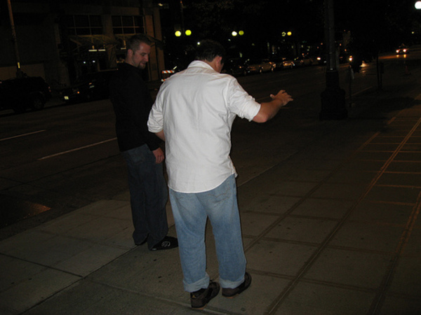 Kyle demo-ing my Heelys