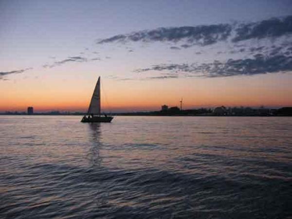 Lake Ontario From Toronto At Dusk