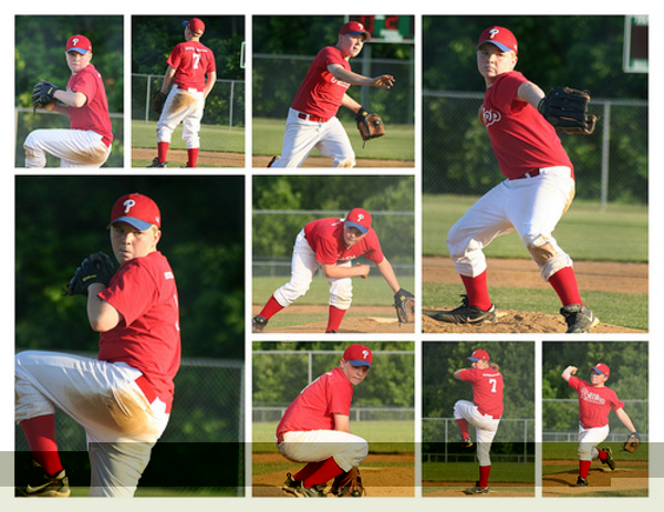 Little League Baseball Collage