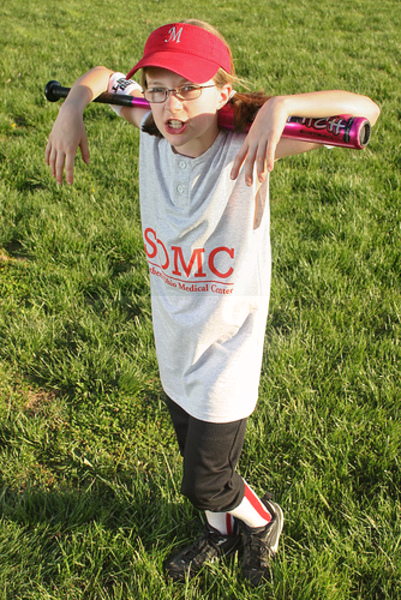 Little League Baseball Portrait - I\'m tough!