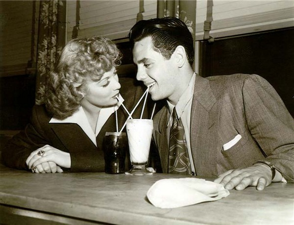 Lucy and Desi Share a Drink Lucy and Desi Share a Drink