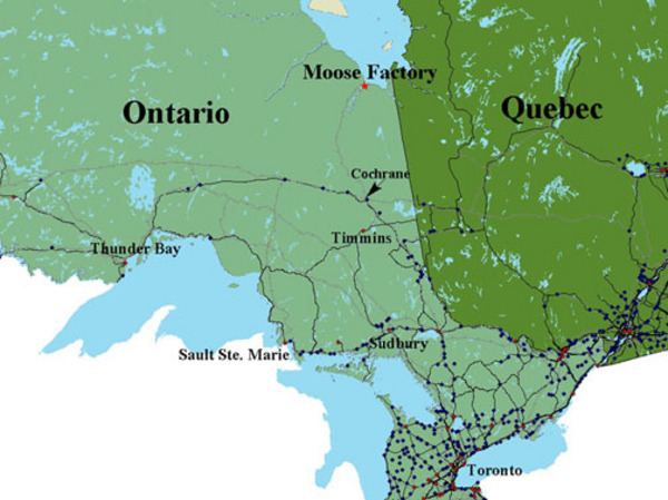 Map Moose Factory