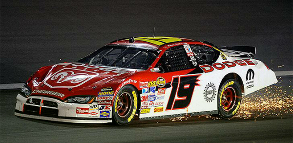 Elliott Sadler Hits Turn #4 Wall at LMS