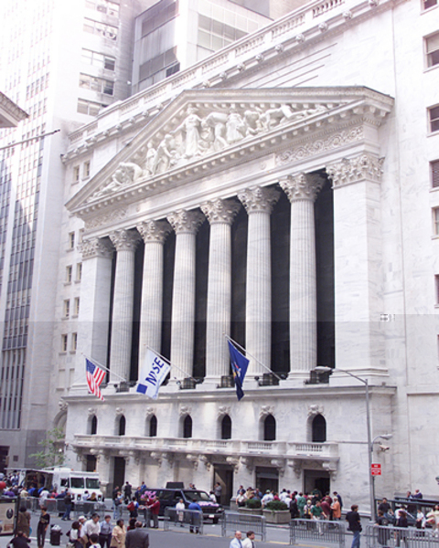 Outside the Stock Exchange