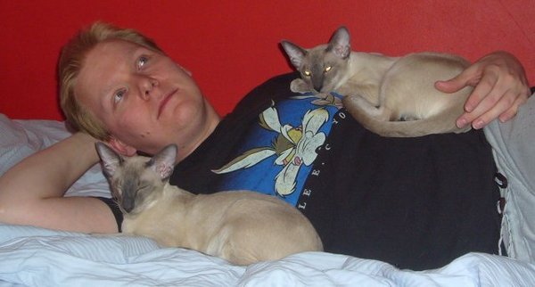 Relaxing at home
