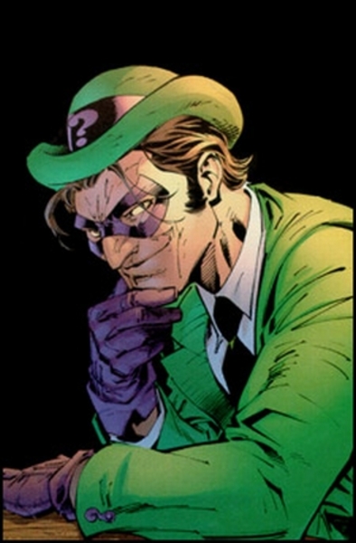 riddler question mark. The Riddler In Catwoman: When