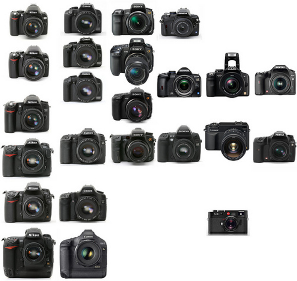 State of the DSLR market: Nikon vs. Canon vs. Sony