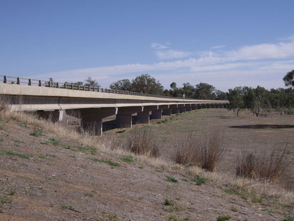 Wagga Gobba Bridge Over Murrumbidgee River