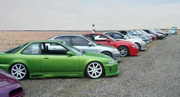 Drag racing strip in Karachi